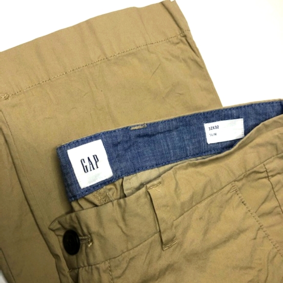 👖Gap Khaki Pants | Dress Slacks | Men • Size 32 x 32  Ultimate Comfort 😌 Slim - Picture 3 of 5